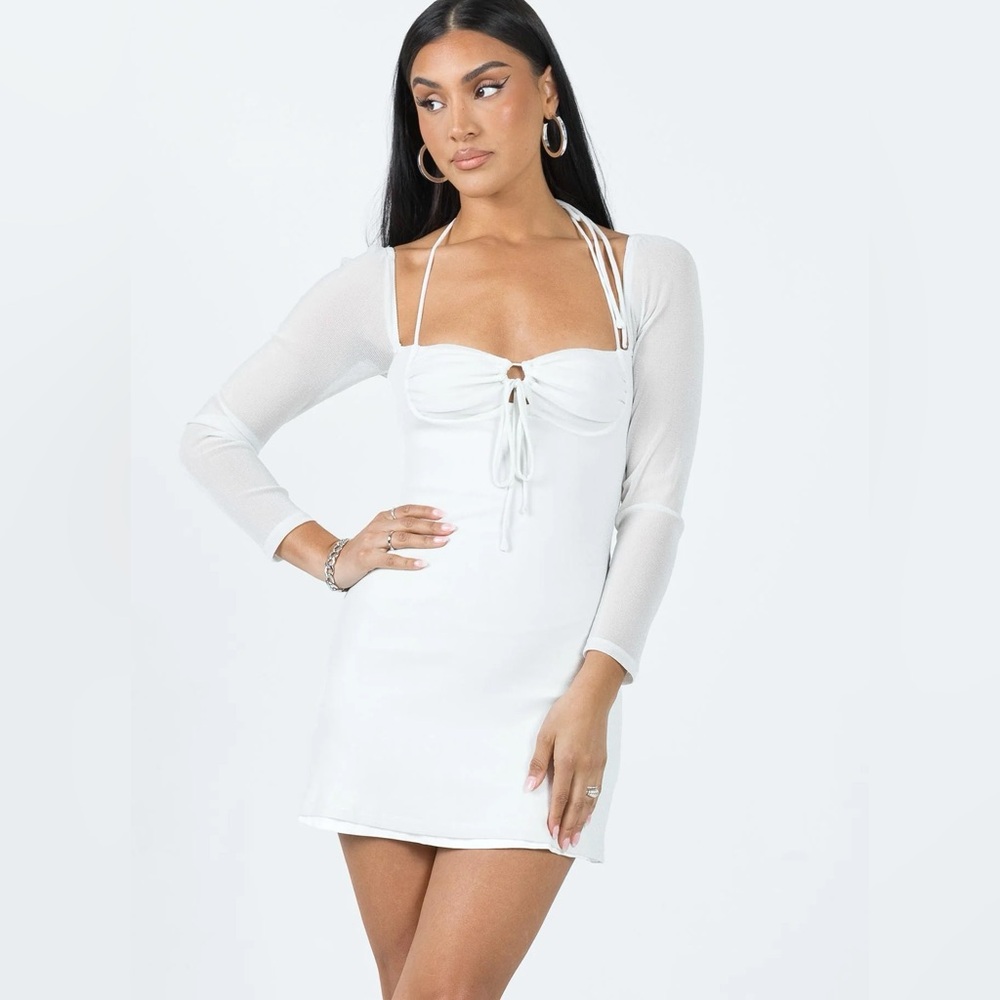 NWOT Princess Polly Stassie Mini Dress White